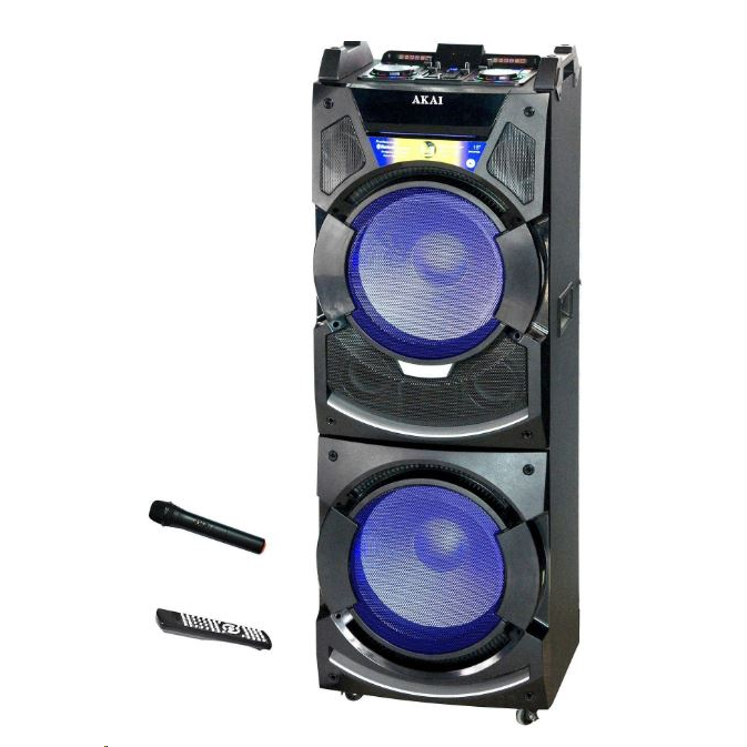 Akai DJ-S5H professzionális Bluetooth hangszóró fekete (DJ-S5H)