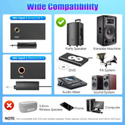 Set di microfoni wireless UHF ricaricabili – immagine 9