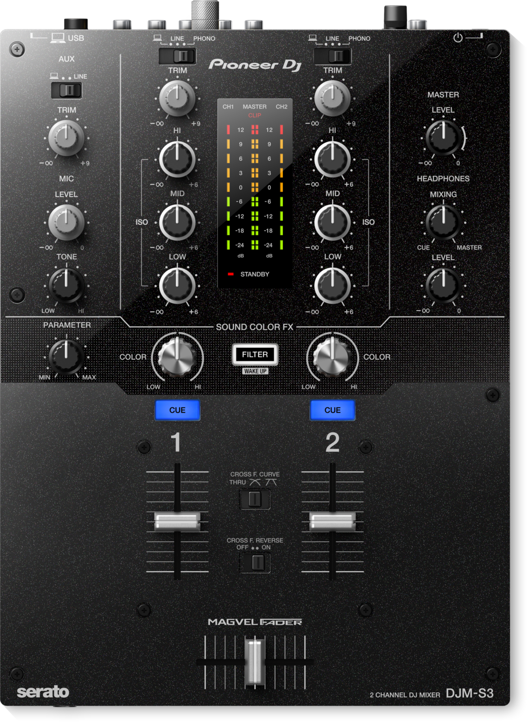 Pioneer DJ DJM-S3 - immagine ufficiale 1