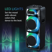 Diffusore DJ portatile IQ Sound TorusFlex 2×10" con Bluetooth – immagine 8