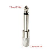Set 2 Adattatori Jack 6,35 mm a 3,5 mm per Cuffie DJ e Mixer - immagine 6
