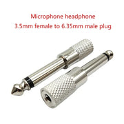 Set 2 Adattatori Jack 6,35 mm a 3,5 mm per Cuffie DJ e Mixer - immagine 2