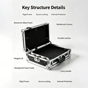 Flight Case DJ Rinforzato 50 kg – Standard o Su Misura – immagine 4