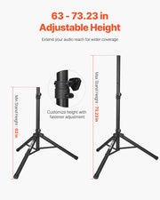 2 X 15 in diffusori portatile PA sistema 2000w mixer BLUETOOTH mic per DJ festa - foto prodotto 4