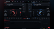DJShop Mixer X 2 Beta 2.5.2 — interfaccia mixer a due deck
